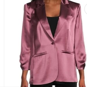 Cinq à Sept Khloe Satin Blazer - Mauve